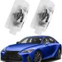 2-Pack Car LED F Sport Logo Projector Puddle Courtesy Welcome Light for RX/GX/GS/is/LS/LX/LM/RC/UX/ES 2006-2025