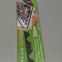 Stainless Steel Stove Gap Covers,Stove Gap Filler, Range Trim Kit, Stove Gap Guards, Heat Resistant and Easy to Clean, Easy retractable Length 13.8" to 27.5", Width 0.79",Silver(2PCS)