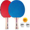 Franklin Sports Ping Pong Paddle Set with Balls - 2 Player & 4 Player Table Tennis Paddle Kit - Full Ping Pong Starter Kit (One Size)