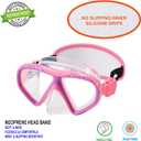 Toddler Swim Goggles Nose Cover,Kids Goggles No Hair Pull,Anti Fog Children Swimming Mask