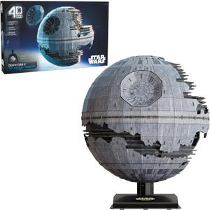 4D Build Star Wars Deluxe Death Star II Cardstock 3D Model Kit, Star Wars Gifts, Desk Dcor for Fans & Collectors, 272 Pieces, 3D Puzzles, Gift Ideas for Ages 12 & Up