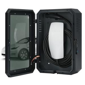 Jawjut Wall Charger Station Box Compatible with Tesla Gen 3 Indoor/Outdoor Cable Organizer Waterproof Dustproof (Kode 7869)