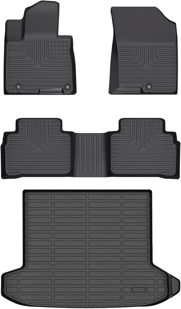 for Hyundai Tucson Floor Mats 2022 2023 2024 2025 2026 All Weather Cargo Liner Car Accessories