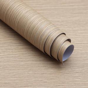Boobest 15.74"x196.8" Light Brown Wood Wallpaper Peel and Stick Faux Wood Contact Paper Self Adhesive Wood Grain Vinyl Wrap Waterproof Removable Wall Paper for Stair Risers Countertop Cabinets Walls