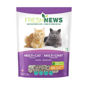Fresh News Multi-Cat Non Clumping Paper Cat Litter, 25 Pound, Packaging May Vary Fresh News Multi-Cat Non Clumping Paper Cat Litter, 25 Pound, Packaging May Vary