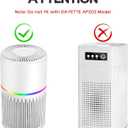 2-Pack AP202 Replacement Filter Only Compatible with FRESHDEW AP202 Air Puri-fier,(Not for DAYETTE AP202 Model), 3-in-1 True HEPA Filtration with Activated Carbon Filter and Pre-filter