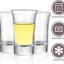 Encheng 40 Pack Shot Glasses Bulk Set,1.5 oz Whiskey Shot Glass with Heavy Base, Clear Glass Shot Cups for Whiskey, Vodka, Tequila, Liquor, Spirit, Home Bar, Restaurants