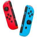 CIMENNTU Switch Controller for Nintendo Switch Controller, Switch Controller Replacement Accessories with Double Vibration/Wake-Up/Motion Control/ScreenshotBlue&Red