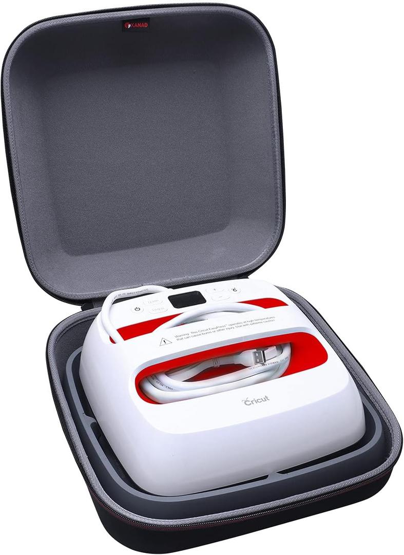 XANAD Hard Case for Cricut EasyPress3 or 2 or 1 9" x 9" Heat Press Machine - Storage Protective Travel Carrying Bag