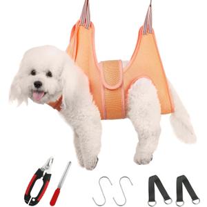 Guzekier Dog Grooming Hammock Harness for Dogs, Dog Nail Clipper