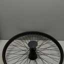 20/26 inch Bicycle Rear Wheel Rim 12 Gauge, Heavy Duty Double Wall Aluminum Alloy Spoke Wheel, Bike Rear Rim 135mm Disc Brake (Black)