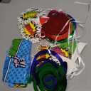 139Pcs Hero Theme Party Supplies with 24 Hero 9'' Plates 24 Hero 7'' Plates 24 Super Theme Swirls 16 Balloons 2 Banners 1 Tablecloth 24 Napkins 24 Forks for Kids Boy Birthday Party Decorations