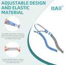 2 Packs Replacement Set for Airfit P10, Hose & Frame & Headhear Included, Comfortable Fit and Perfect Seal Without Noise, ItAll Supplies for CPAP Users (No Mask Cushion)