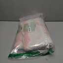 Pink Scalloped Bathroom Mat 26x18, Soft Absorbent Bath Mats, Machine Washable Microfiber Floor Mats for Bathroom Tubs, Sinks and Showers