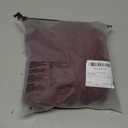 OYOANGLE Women's 2 Piece Outfits Y2K Deep V Neck Sleeveless Halter Summer Top and Ruched Ruffle Skirt Going Out (Large, Burgundy)