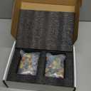 VARIART Mosaic Tiles 1600 Pcs/2Pounds,Stained Mosaic Glass PiecesGlass Mosaic Tiles for CraftsHome Decoration and DIY Enthusiasts. (Mix Rainbow-Small)