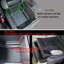 Zxiaochun Center Console Organizer Compatible with 2021 2022 2023 2024 Ford F150 Interior Accessories, Armrest Box Insert Storage Tray (Full Console w/Bucket Seats ONLY) Black Trim