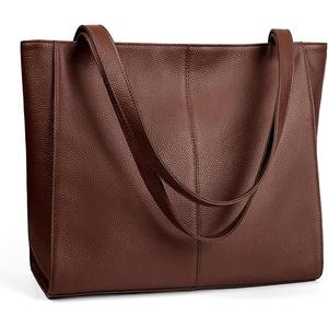 Genuine Leather Tote Bag for Women Work Travel Leather Purse Handbags