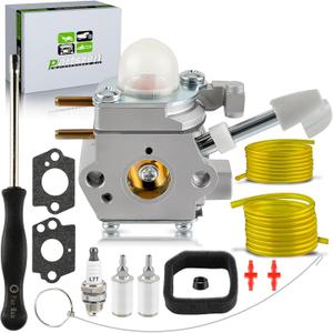 308054114 308054075 Carburetor Kit Fit for Homelite 26B Leaf Blower UT09526 26cc with Parts Adjusting Tool Air Filter