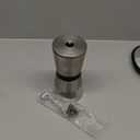 Ceramic Burr Manual Coffee Grinder with 8 Adjustable Coarseness Settings for Cold Brew Espresso Beans French Press Pour Over Drip Stainless Steel Hand Crank Coffee Mill for Home use or Travel Camping (Large)