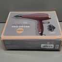 INFINITI PRO by CONAIR Hair Dryer, 1875W Blow Dryer with Diffuser and Concentrator Attachments, AC Motor with Ceramic Technology, 3 Heat & 2 Speed Settings, Plum