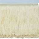 Lauthen.S 10 Yards of 6" Chainette Fringe Trim Tassel Sewing Trim for DIY Craft Latin Dress Lamp Shade Decoration Beige
