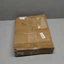 HzTinT TV Tray Side Table Sofa Tray for Couch Heavy Metal Base Swivel/Adjustable Height, Sofa Bed Bathroom Living Room, Study TV Tray C Shaped End Table Food Snack Trays for Eating Small Spaces (11.8*15.7 in, Brown)