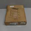 Baby Bottle Drying Rack: Vertical Space Saving Large Bottles Holder - Standing Boon Dryer Rack Baby Accessory - Countertop Holds Up to 12 Bottles & Pump Part Cleaning & Cup (Blue) (Gray)