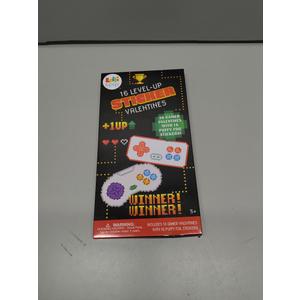 Lolli & Pip™ Video Games Sticker Valentines Day Cards, 5 Pack