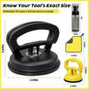Car Dent Puller, 4pcs Car Handheld Puller Set,Upgraded Model Car Dent Puller Kit,Strong Car Dent Remover.Repair kit for car Bodies, Glass,Ceiling and Moving Objects