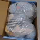 Manatee Heating Pad Plush for Period Cramps,Menstrual Pain Relief,Cute Stuffed Animal Electric Heat Plush,USB Powered Heated Toy,Portable Warm Cushion Gift for Women Teen Girls Valentine,Blue