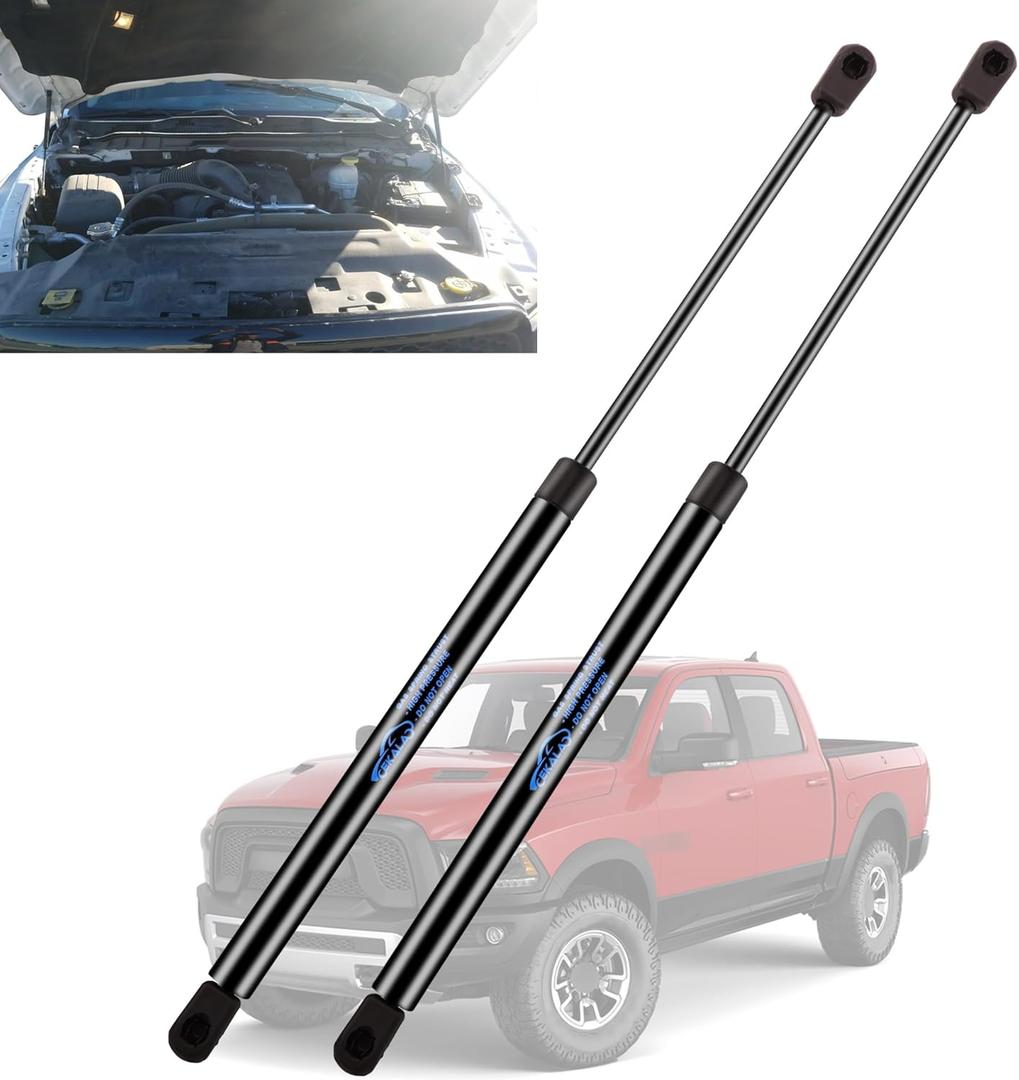 EKALA 6659 Front Hood Struts Shock Lift Supports for Dodge Ram 2009-2010 1500/2500/3500, for Ram 2011-2017 1500/2500/3500 Replacement SG314070 2PCS