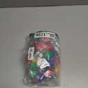 Windy City Novelties 4 Pack LED Light Up Christmas Bulb Necklace with 6 Dynamic Light Modes  Flashing Holiday Accessory for Parties, Parades & Festive Events