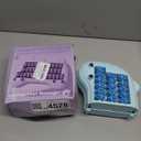 Foot Roller Massager for Plantar Fasciitis Relief, Large Size, Eases Foot Pain & Cold Feet, Enhances Circulation, Portable, Split into Two, Full-Body Washable (Blue)