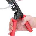 Everest 45Term - 45 Angled Speed Termination Keystone Tool - Time Saver Network Punch Down Tool - To Be Used ONLY with Everest 45 Angled RJ45 Cat5e, Cat6a and Cat6 Keystone Jacks (B0BCHJPRY4)