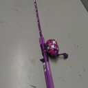 Zebco Splash Spincast Reel and Fishing Rod Combo, 6-Foot 1-Piece Fiberglass Rod, Medium Power, Moderate Action, Size 20 Reel, Tidepool Purple, 6 to 14-pound-test line rating, 1/8 to 3/4-ounce lure rating