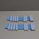 Sportneer Wrist & Ankle Weights for Women Men - Adjustable Weighted Bracelet Silicone Bangles for Yoga, Dance, Pilates, Cardio, Aerobics, Gym, Pool Exercises and Jogging (Blue Aura, 1 LB x 2)