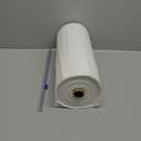 White Plastic Table Cover Roll - 54IN x 300FT, Table Cloth for Rectangle Table with Slide Cutter, Plastic Table Cloth Disposable with Cut-to-Size Design for Weddings, Banquets, Parties