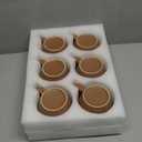 Morandi Color Ceramic Coffee Mugs Set of 6 (Large),18 oz Coffee Cups with Handle, Latte Mug, Big Mug for Women, Men, Great for Tea Hot Chocolate, Microwave Safe, Modern, Unique Style for Any Kitchen