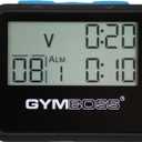 Gymboss Interval Timer and Stopwatch - Black/Blue SOFTCOAT