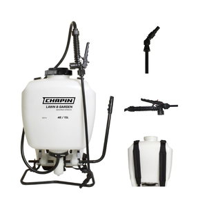 CHAPIN 60114 4-Gallon Backpack Sprayer for Lawn, Garden & Weed ControlPadded straps help make longer jobs more comfortable, while 3-stage