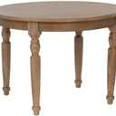 Linon Table, Light Natural Brown, 42 x 42 x 30