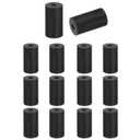 uxcell 14 Pcs Multi Purpose Rubber Spacer, 0.3" OD x 1" ID x 1.8" Thickness Anti-Vibration Isolation Rubber Bushings Grommets Spacers Washers for Home Cars Boat Accessories (Black)