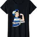 Nicaraguan Roots Nicaraguan Mom Strong Woman Nicaragua T-Shirt, Size Large