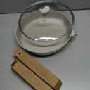 THE ROCK SOHO 11-Inch Non Stick Frying Pan with Lid–Nothing Sticks, Never Warps, Lasts Longer, Ceramic Non Toxic Skillet with Heat-Resistant Handle, PTFE PFOA&PFAS Free, Dishwasher Safe, Cream