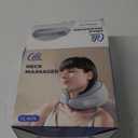 CILI Cordless Neck Massager Pillow with Heat, Shiatsu Neck Massager for Pain Relief Deep Tissue,Heated Massage Pillow for Travel,3 Adjustable Intensity,Gifts for Women Men Mom Dad