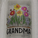 Yipaidel Grandma Rainbow 16oz Glass Tumbler with Bamboo Lid & Straw, Beer Can Shaped Iced Coffee & Drinking, Inspirational Sunshine Gifts for Mom, Wife, Best Friend - Christmas, Birthday Presents