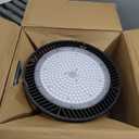 Super Bright 250w UFO LED High Bay Light 35000lm with Plug 5ft Cable (Eqv.1000w Mh/Hps/Hid),5000k High Bay Led Shop Lights Garage Lighting for Garage Factory Workshop Warehouse Barn -6pack