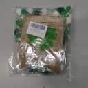 Lucky Banner, 4 Pcs St. Patricks Day Decoration Burlap Bunting Pennant and Felt Shamrock with Green White Pom Pom Ball Garland Irish Lucky Day Party Hanging Decor for Home Mantel Office Classroom