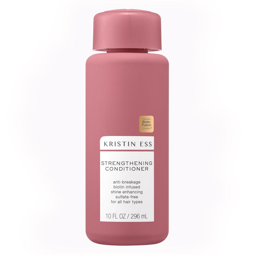 Kristin Ess Biotin Deep Conditioner - Promotes Healthy Hair Growth - Strengthen + Repair Dry Damaged Hair - Prevent Hair Breakage with Fortifying Amino Acids - Vegan, Sulfate Free, Color Safe 10oz